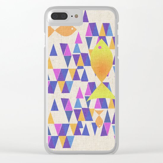 The Yellow Fish Clear iPhone Case