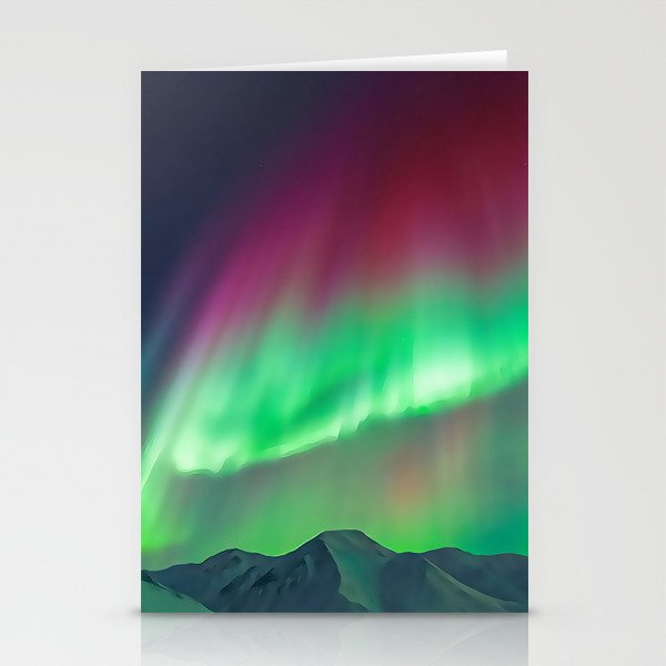 Aurora Borealis Northern Lights Stationery Cards