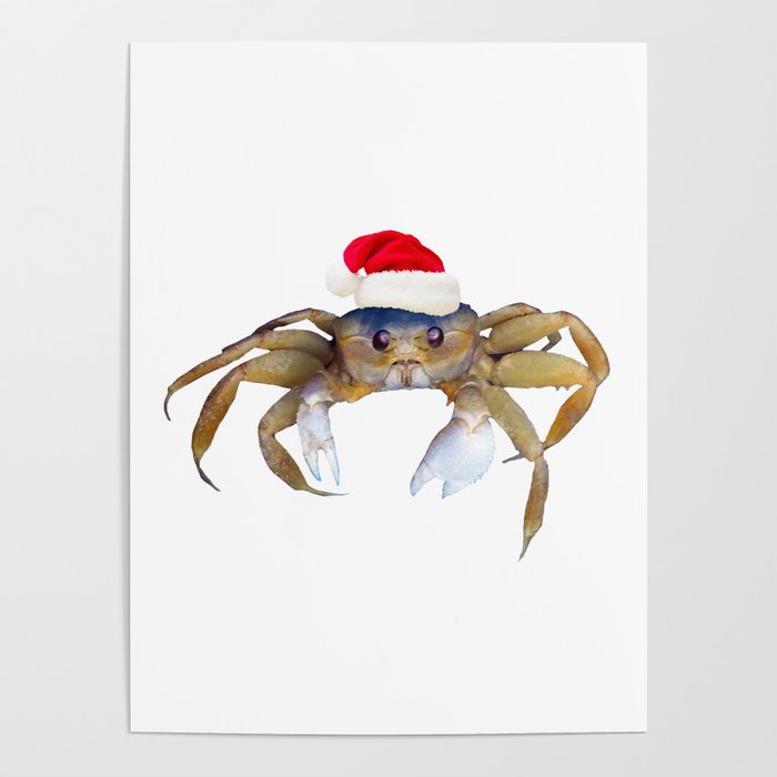 Crabby Christmas Poster