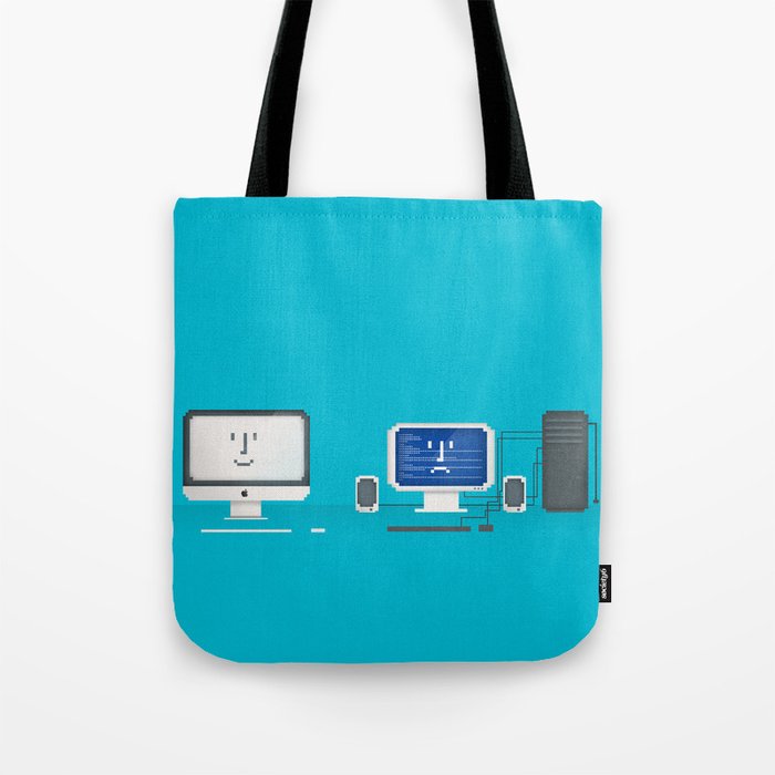 Apple iMac + PC Tote Bag