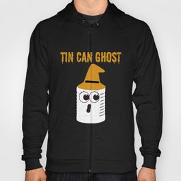 Tin can ghost Halloween Party Gift Idea Hoody