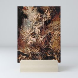 The Fall of the Damned - Peter Paul Rubens 1620 Mini Art Print