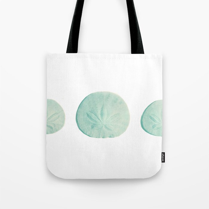 Pacific Ocean Sand Dollars Northwest Beach Nautical Seashell Turquoise Nature Pattern Collection  Tote Bag