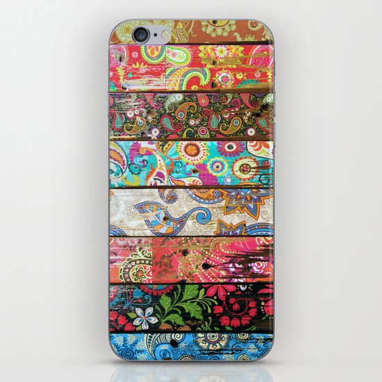 Paisley Planks iPhone & iPod Skin