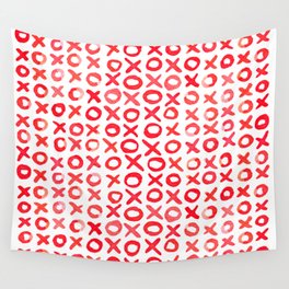 Xoxo valentine's day - red Wall Tapestry
