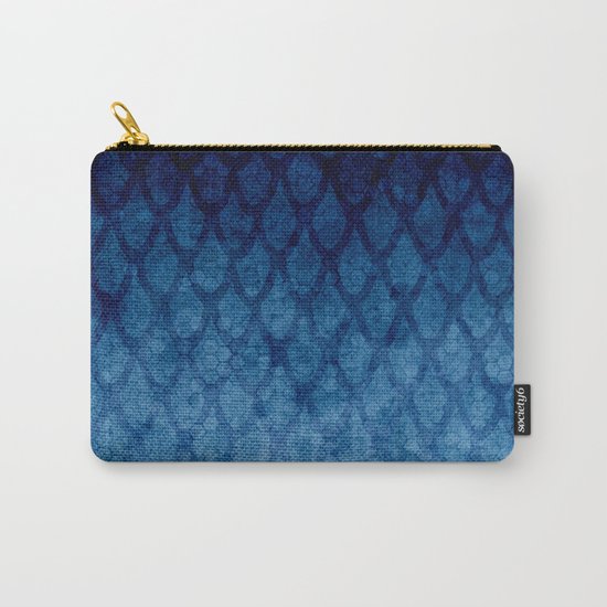Blue texture Carry-All Pouch