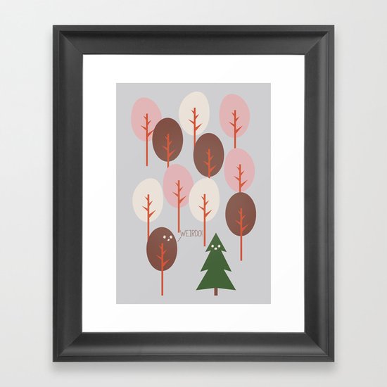 Weirdo Framed Art Print