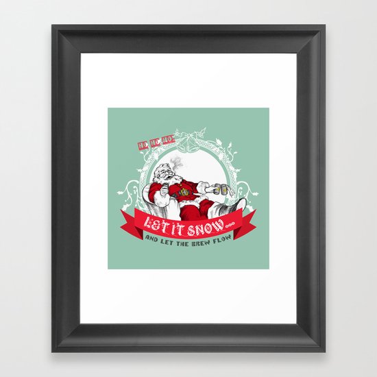 Tis the season to be Jolly Framed Art Print