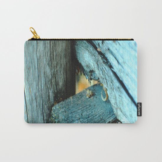 Wood Triangle Carry-All Pouch