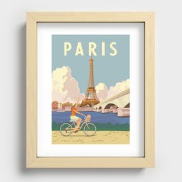Paris Recessed Framed Print
