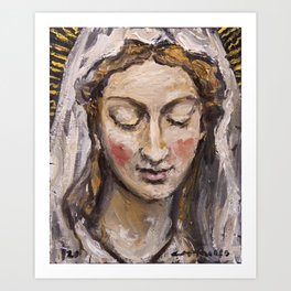 Notredame du Sacre Coeur (Mere) Art Print