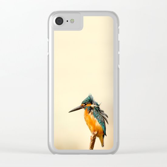 Kingfisher Bird Clear iPhone Case