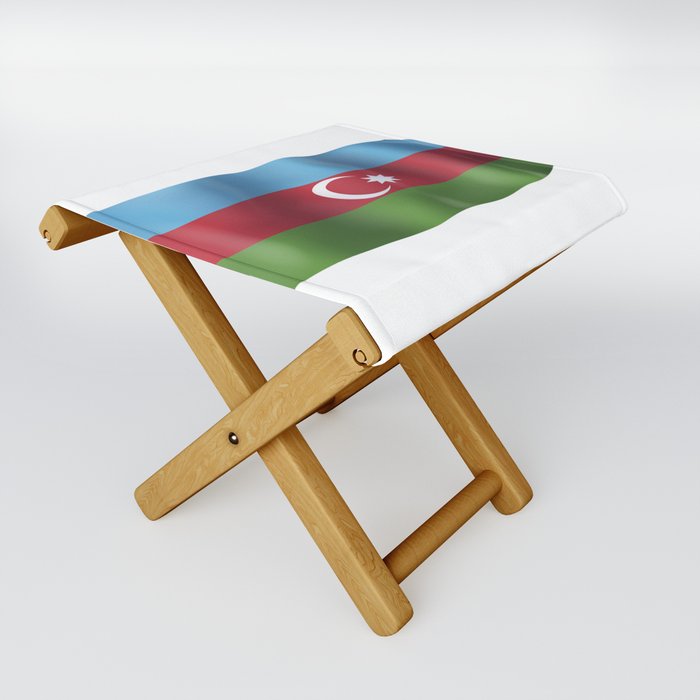 Azerbaijan flag Folding Stool