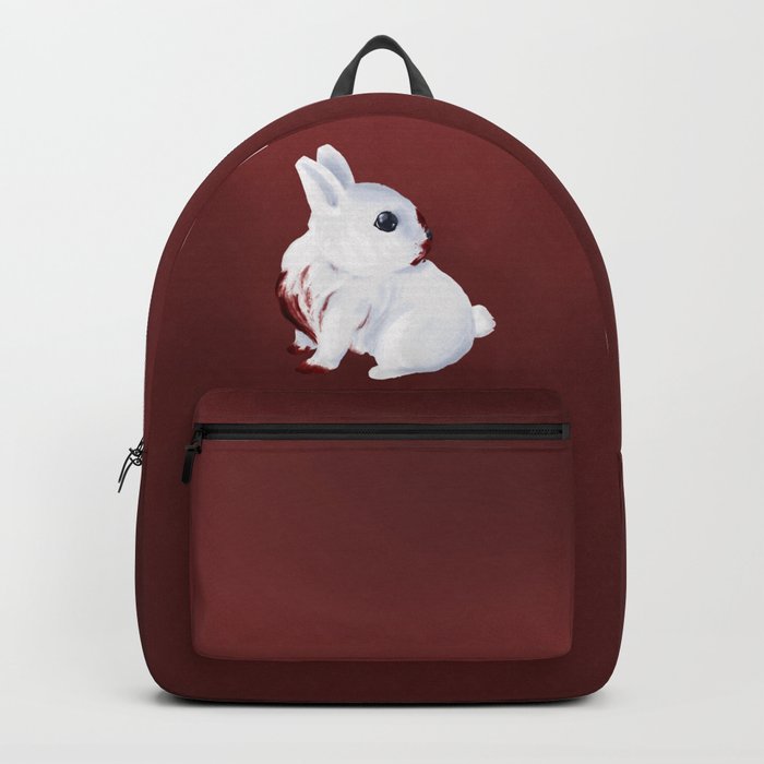 Vampire Bunny Dracula Gothic Bag Black and Red