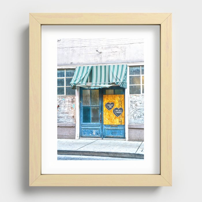 Downtown Nashville - Trust me... You're All I Need Recessed Framed Print