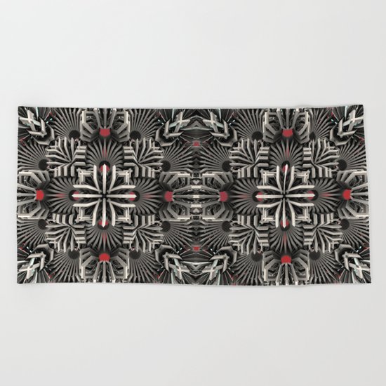 Calaabachti Matrix Beach Towel