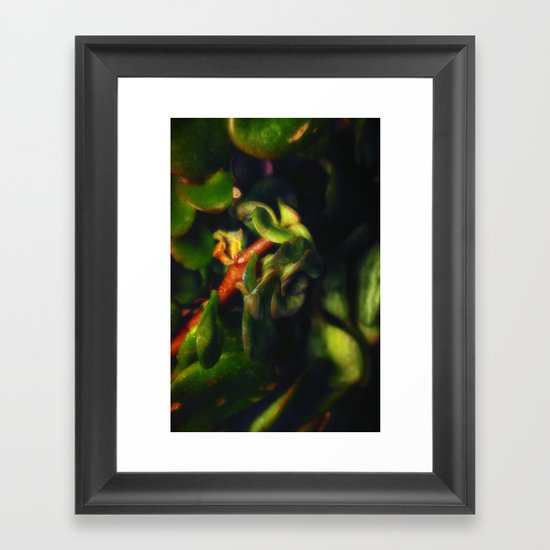 Listen in Framed Art Print