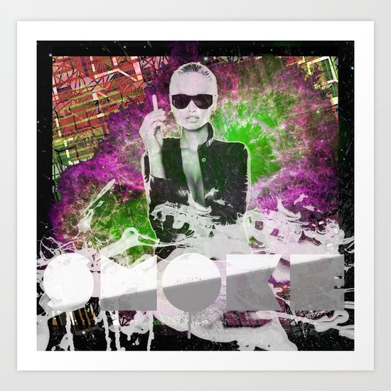Smoke Art Print