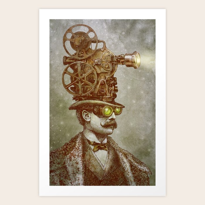 The Projectionist Art Print by Eric Fan Society6