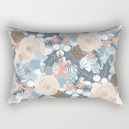 Wreath for Fall/Winter Design Rectangular Pillow