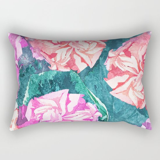 Florals #society6 #decor #lifestyle #fashion #buyart Rectangular Pillow