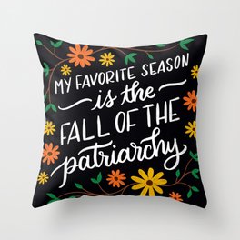 Fall of the Patriarchy Throw Pillow