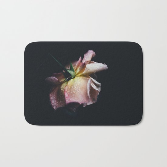 pink rose Bath Mat