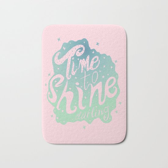 Time To Shine Darling Bath Mat