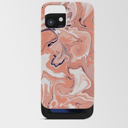 Pretty digitally created marble design iPhone Card Case