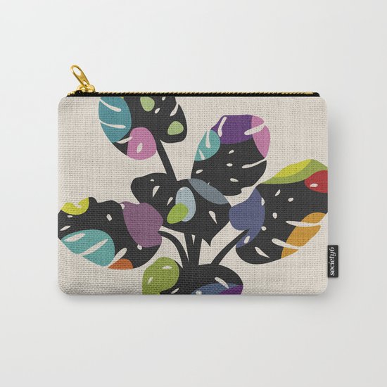 Happy Bright Leaves - Monstera (II) Carry-All Pouch