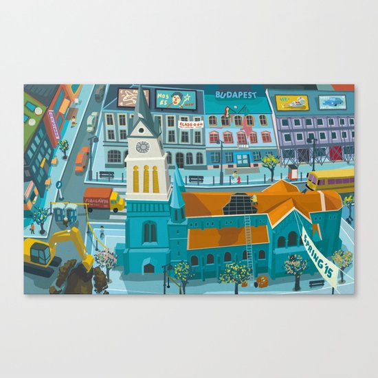 Budapest spring '15 II. Canvas Print