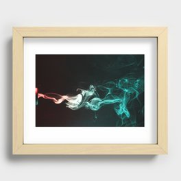 Fine Art Smoke Photography Recessed Framed Print