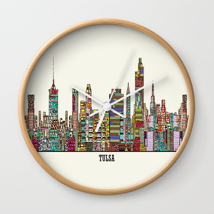 Tulsa oklahoma Wall Clock