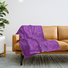Pretty Purple Pattern Throw Blanket