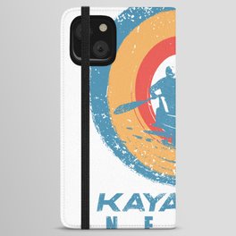 nepal Kayak Adventure iPhone Wallet Case