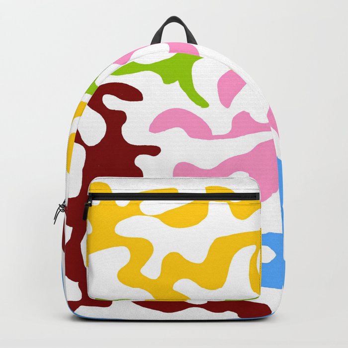 Abstraction in the style of Matisse 11- multicolor Backpack