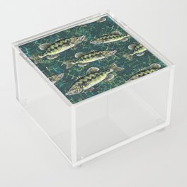Largemouth Bass Camo Pattern Acrylic Box