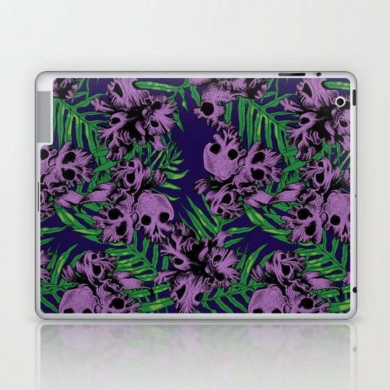 Orchid Skulls Laptop & iPad Skin