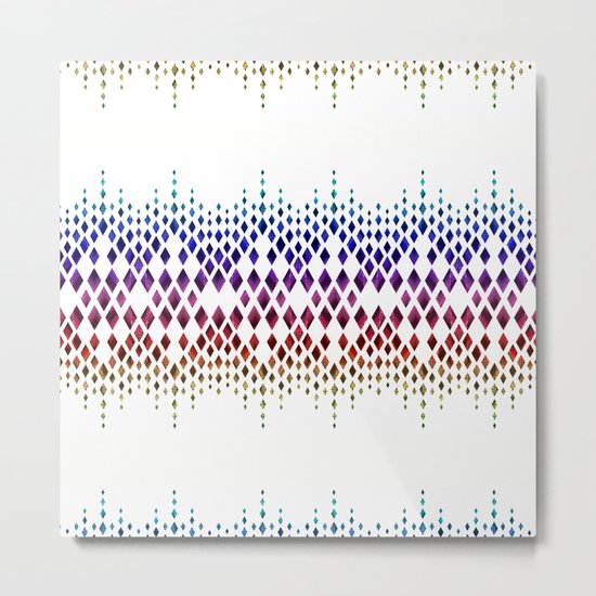 Colorful geometric pattern. Metal Print