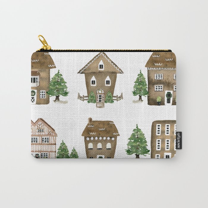 Gingerbread Lane Carry-All Pouch