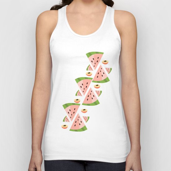 watermelon/peach love Unisex Tank Top