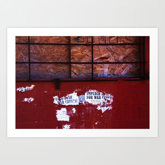 War Crimes Art Print