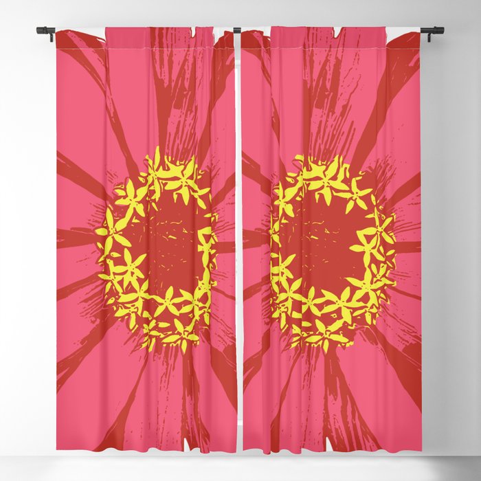 The earth laughs in flowers Blackout Curtain