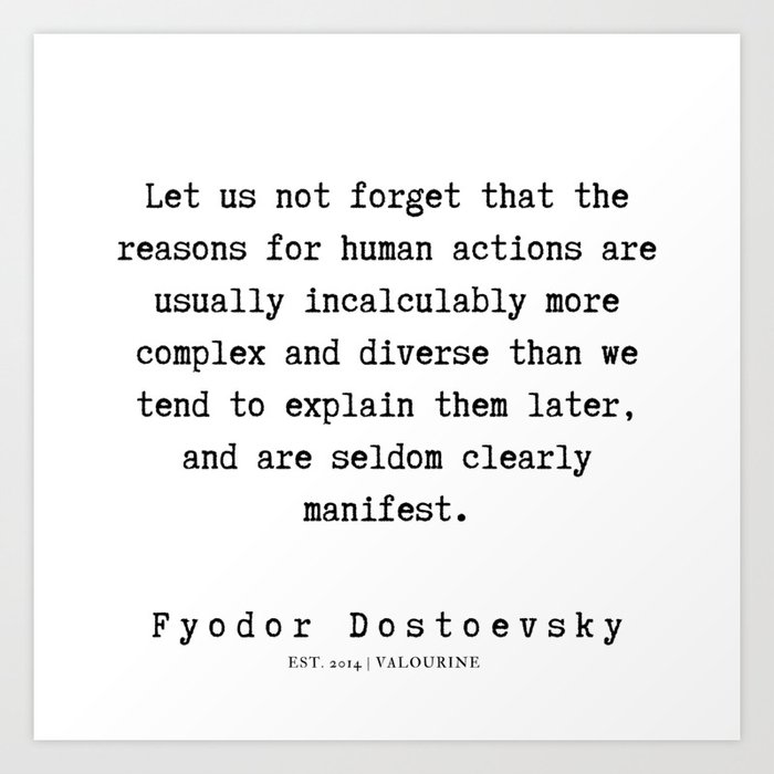 10 fyodor dostoevsky quotes 190801 art print by quotesandsayings