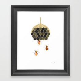 Honeycomb (2008) Framed Art Print