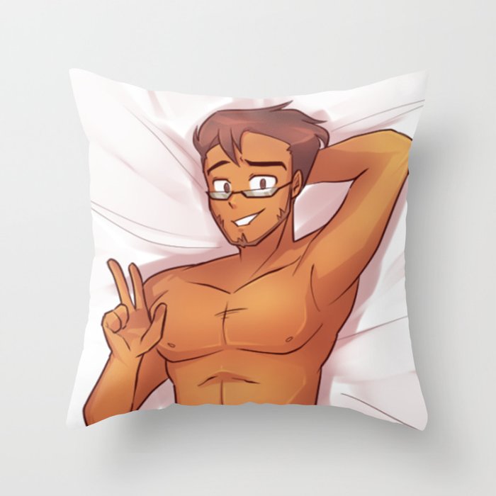 Sexy Cursed Body Pillow Throw Pillow
