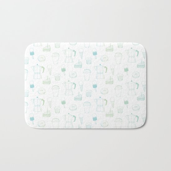 Coffee and Dessert Bath Mat