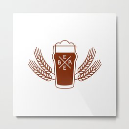 Beer Metal Print