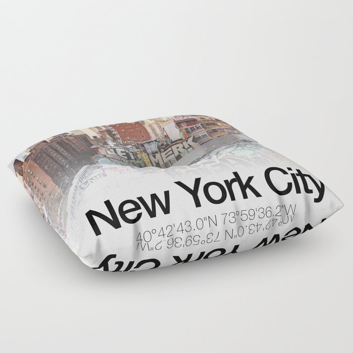 New York City Floor Pillow