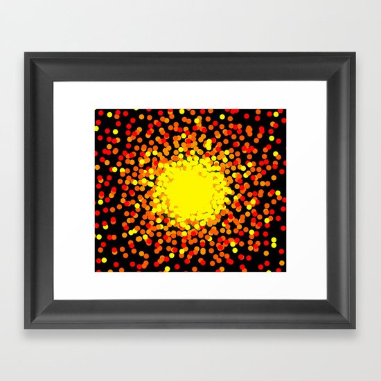 Explosive Framed Art Print